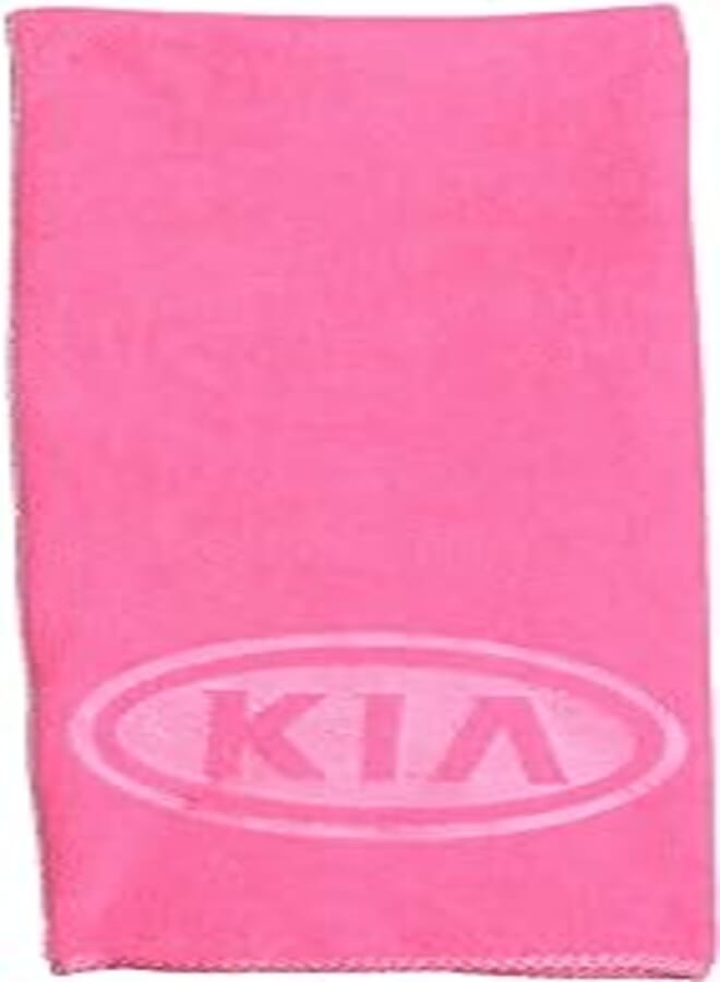 Al Hayah Kia Car Drying Towel, Free Microfiber Cleaning Cloth, Premium Professional Soft Microfiber Towel, Super Absorbent Detailing Towel for Car/Windows/Screen/Kitchen - Pink