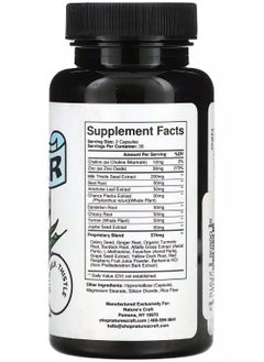 Natures Craft Liver Support with Milk Thistle, 60 Capsules  - Image 2