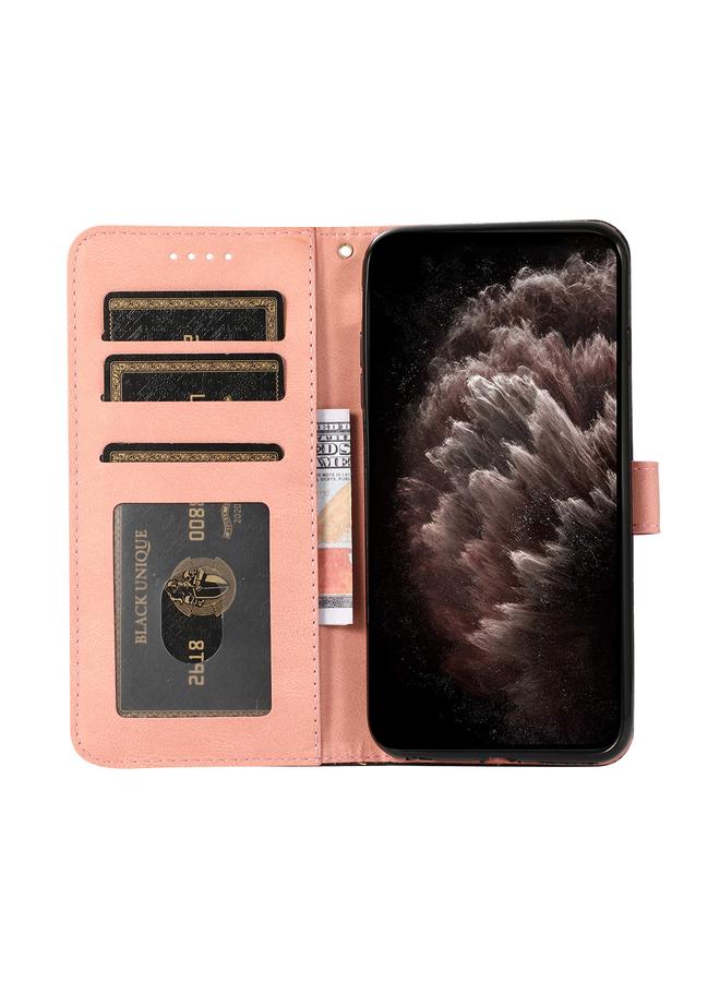 اس-توب جراب هاتف iPhone 11 Pro مصنوع من الجلد بخياطة ثنائية اللون - Image 4