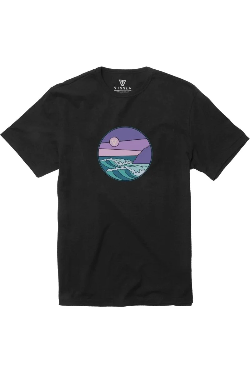 Vissla Heavy Sets Organic Cotton Tee Dark Phantom