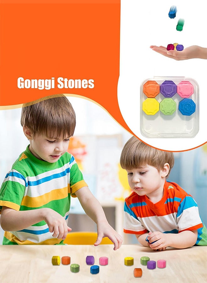 RATSAW Gonggi Jack Stone Pebbles 2 Set Korean Traditional Throwing and Catching Stones Play Game - Image 3