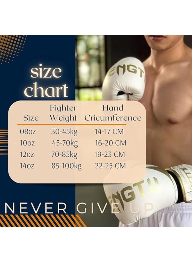 ANGTUO قفازات ملاكمة احترافية للرجال والنساء – جوانتي تدريب للملاكمة التايلاندية والكيك بوكسينج والفنون القتالية، مصنوعة من جلد صناعي متين مع بطانة مريحة وتهوية ممتازة لراحة اليد، خفيفة الوزن (283 جم)، لون أسود أنيق مناسب للتمارين المكثفة - Image 3