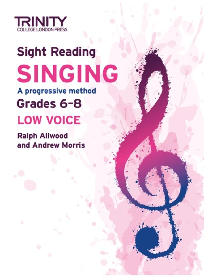 Trinity College London Sight Reading Singing: Grades 6-8 (low voice) 