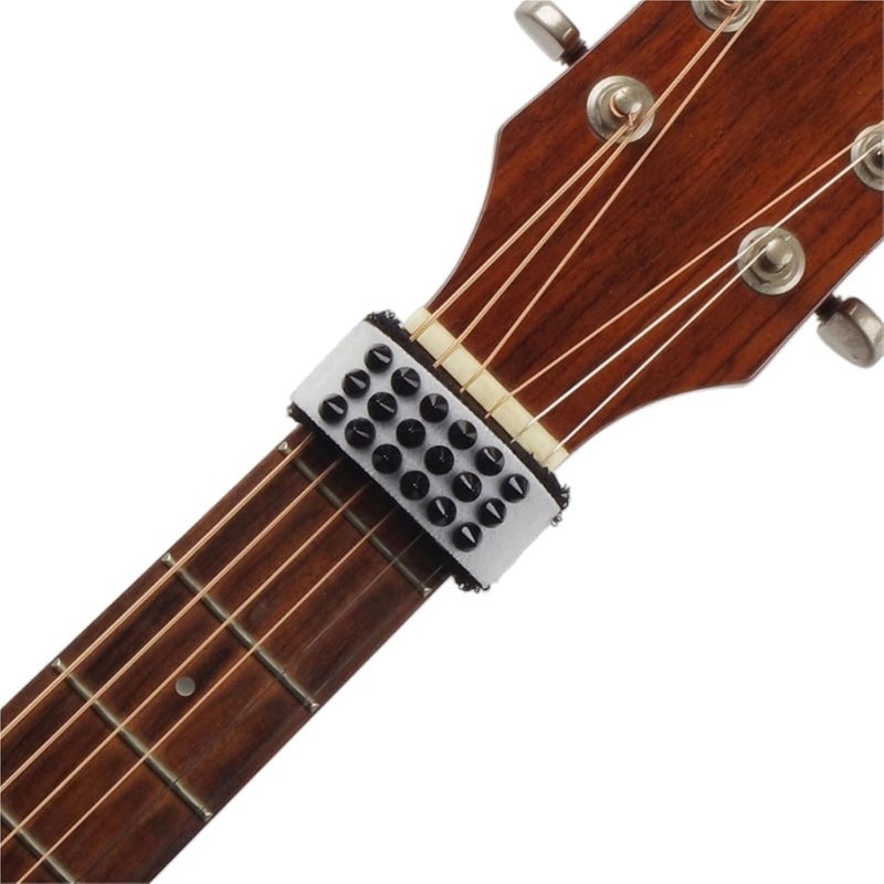 String Mute Damper 2pcs Guitar Strings Mute Muter Dampener For Sound Reduction(Black) - Image 3