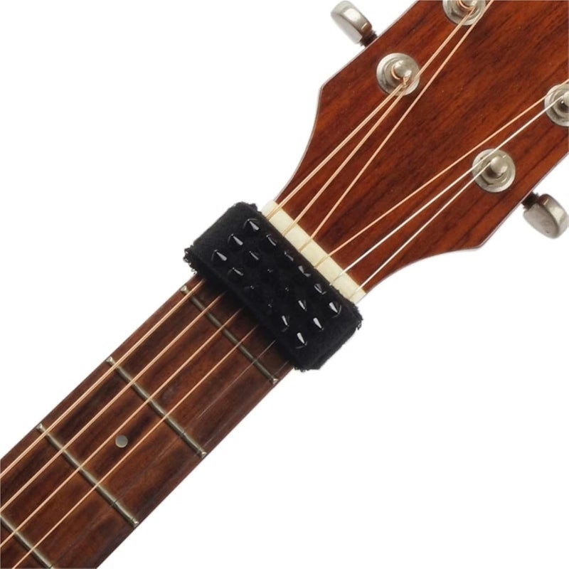 String Mute Damper 2pcs Guitar Strings Mute Muter Dampener For Sound Reduction(Black) - Image 4