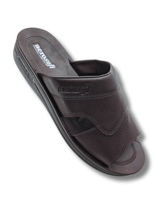 aerosoft Aerosoft Men's Slippers A5807 Brown Best Price UAE