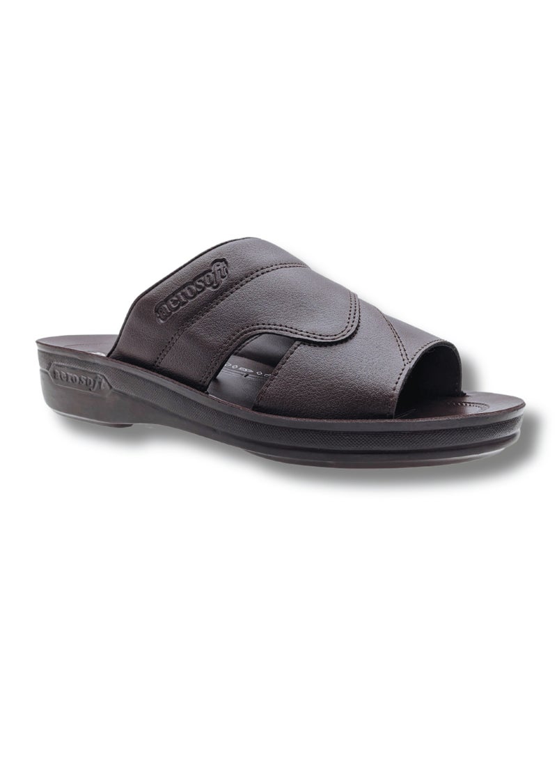 ايروسوفت شبشب رجالي من إيروسوفت A5807 بني - Image 2