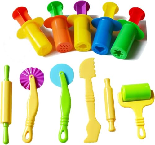 Carykon Set of 11 PCS Smart Dough Tools Kit with Models and Molds, Dough Extruders - Image 1