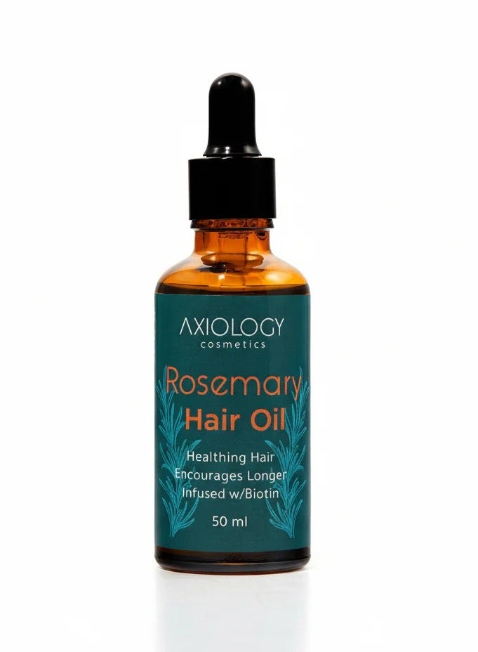 زيت الشعر بالروزماري من أكسيولوجي (50 مل) - يقوي ويغذي وينعش الشعر