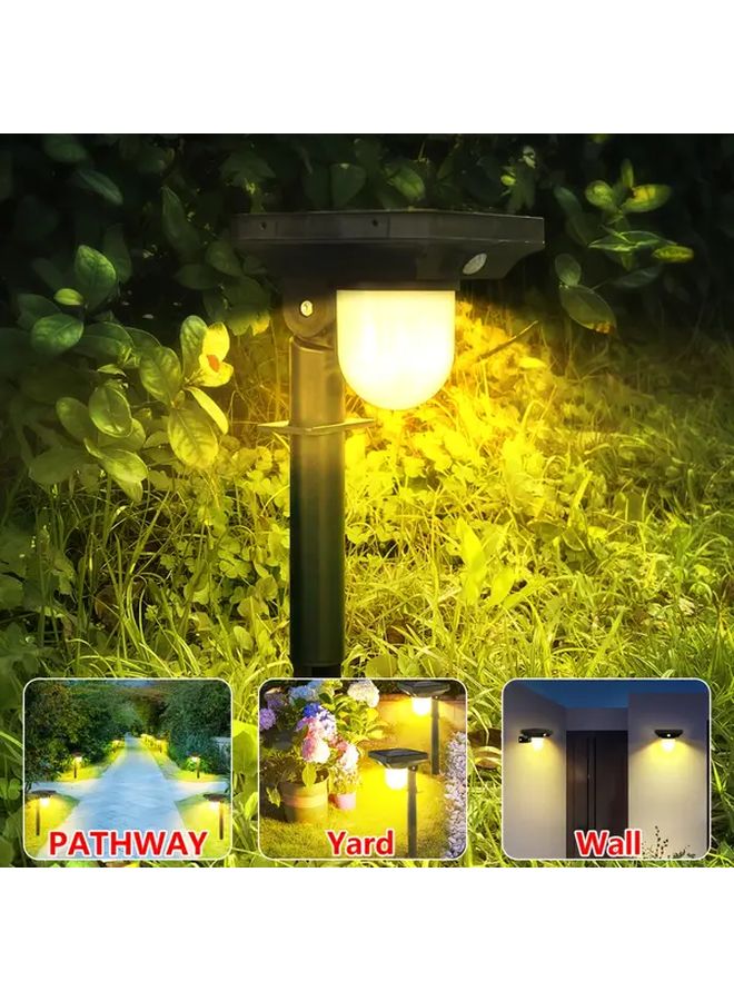 1 قطعة ضوء استشعار حركة خارجي بالطاقة الشمسية مقاوم للماء IP65 إضاءة دافئة للحديقة - Image 2