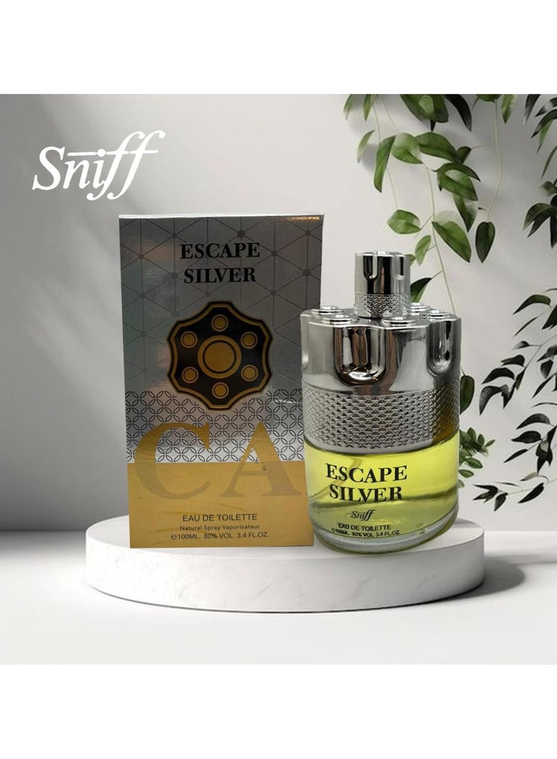 Sniff Escape Silver Perfume 100ml - A Luxurious Fragrance - Image 2