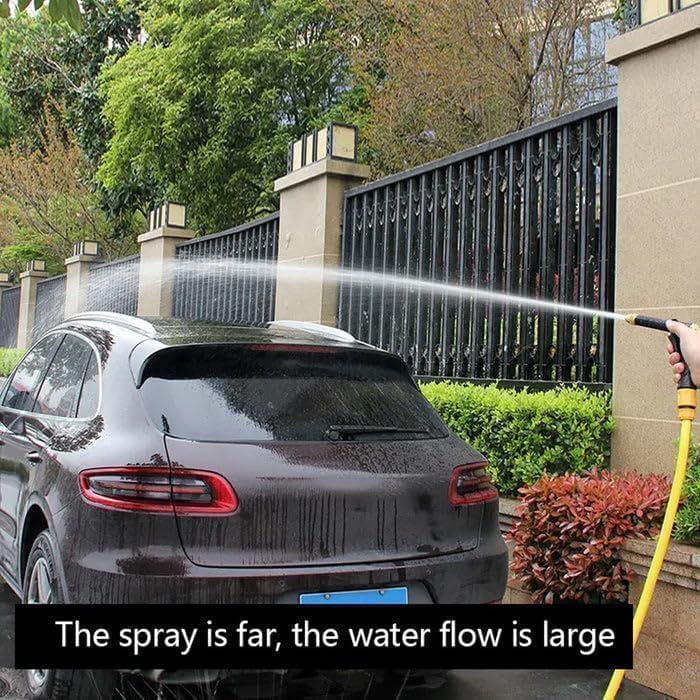 WELLUCK Bike Washing Spray Gun Machine, Water Pressure Gun for Car Wash, Water Gun - High Pressure Water Spray Gun for Car and Bike Cleaning, Heavy Duty Jet Spray (Multicoloured, Trigger Gun) - Image 2