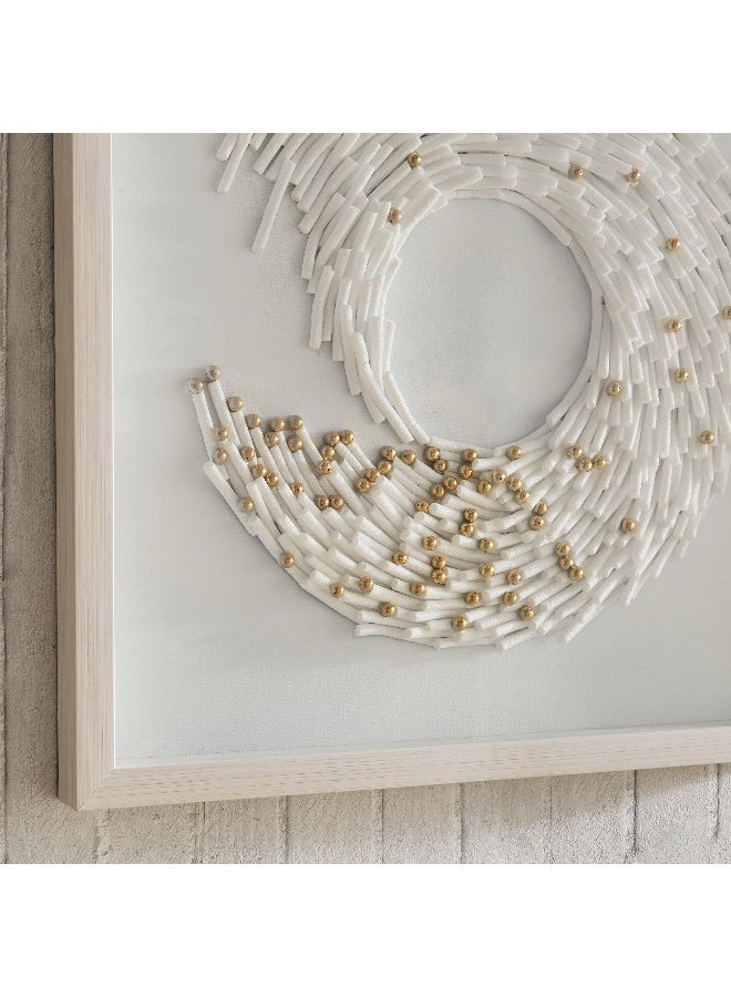 Home Box فن صندوق الظل الموجة البيضاء لتزيين المنزل - Image 3