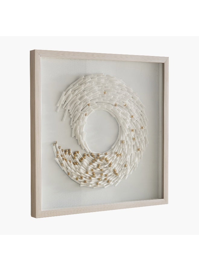 Home Box فن صندوق الظل الموجة البيضاء لتزيين المنزل - Image 5