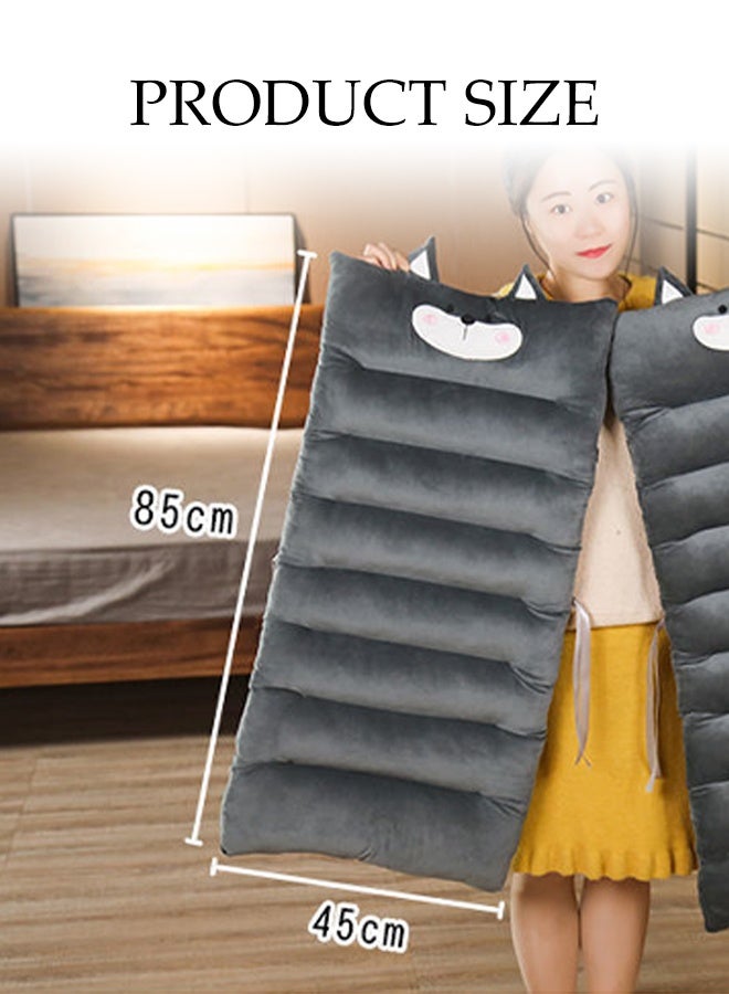 Chair Cushion,Plush PP Cotton,Comfortable  Non Slip Seat Cushion for Back,Lounger Pad with Back Support and Fixing Band,for Home Office - Image 2