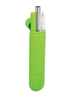 joie The Resusable Silicon/Stainless steel, straw on the go, with cleaning brush and silicon carry case, Assorted 1 Piece.  - Image 5