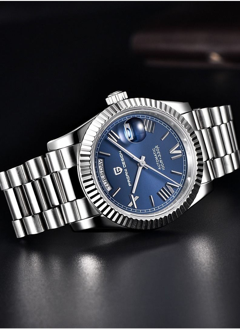 PAGANI DESIGN - Men’s Luxury Automatic Watches,Stainless Steel Sapphire Glass 100M Waterproof Mechanical Wristwatch ST16 Japanese Movement Business Watch Gift for Men - Image 1