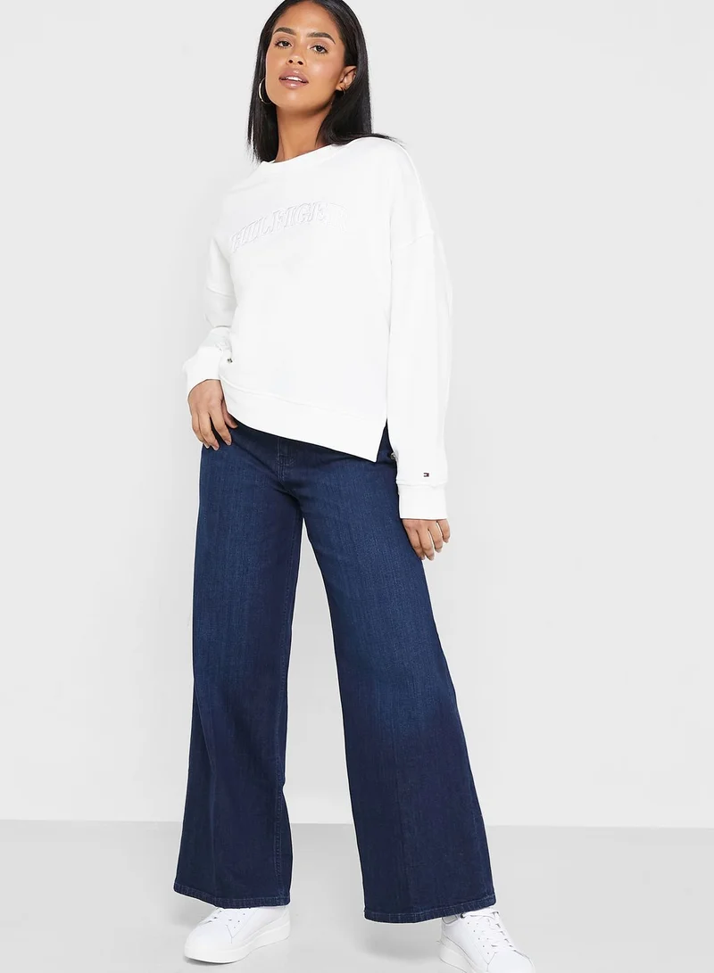 TOMMY HILFIGER Round Neck Logo Sweatshirt