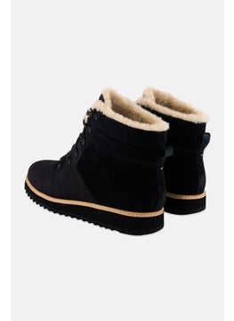 TOMS Women Mojave Lace Up Ankle Boots, Black  - Image 2