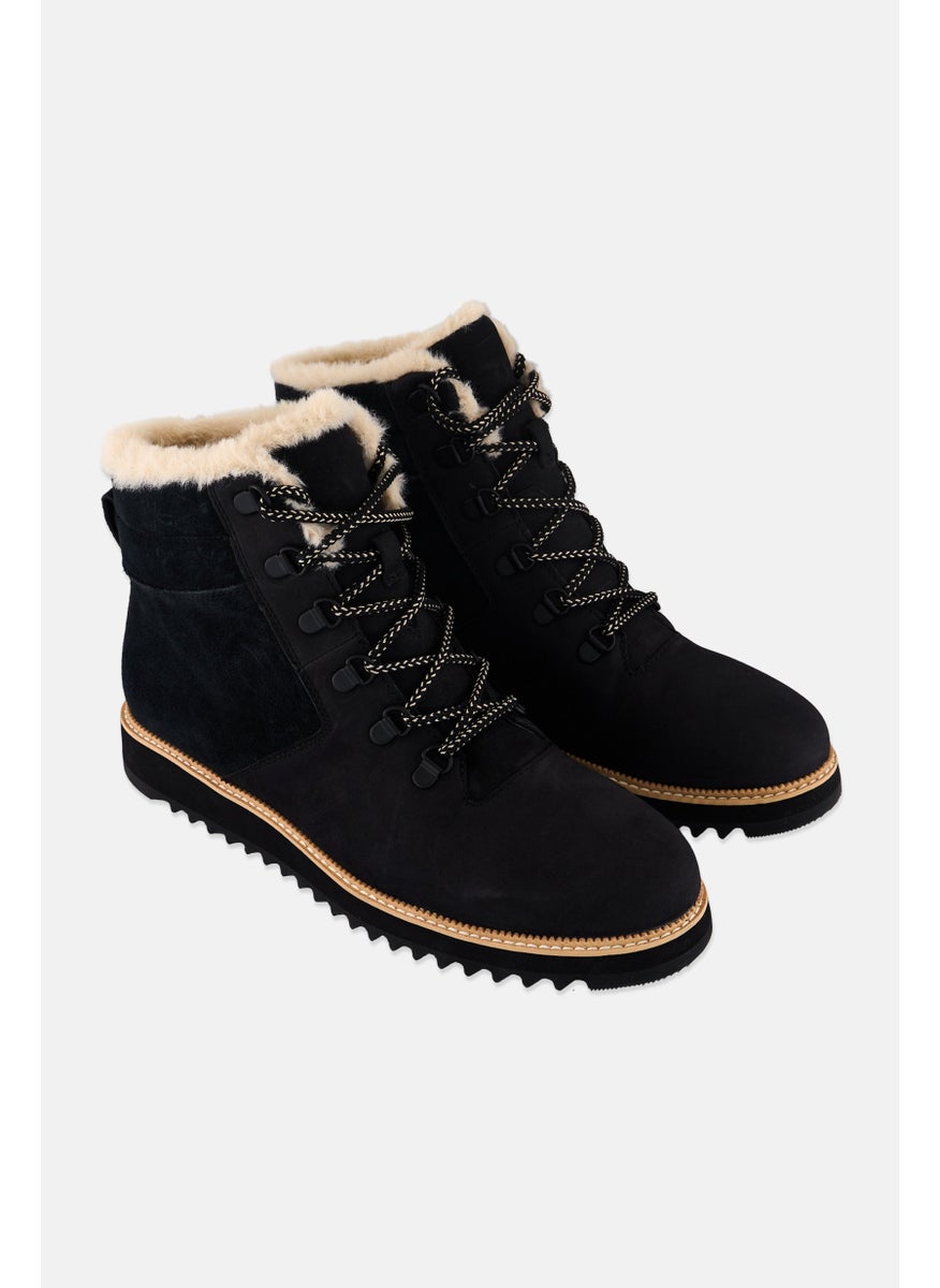 TOMS Women Mojave Lace Up Ankle Boots, Black  - Image 1