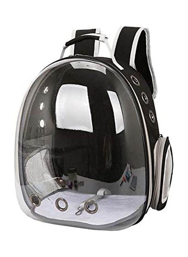 إسكدنيا حقيبة لحمل القطط والجراء الاليفة جيدة التهوية في الأماكن الخارجية والسفر بتصميم شفاف متعدد الألوان - Image 1