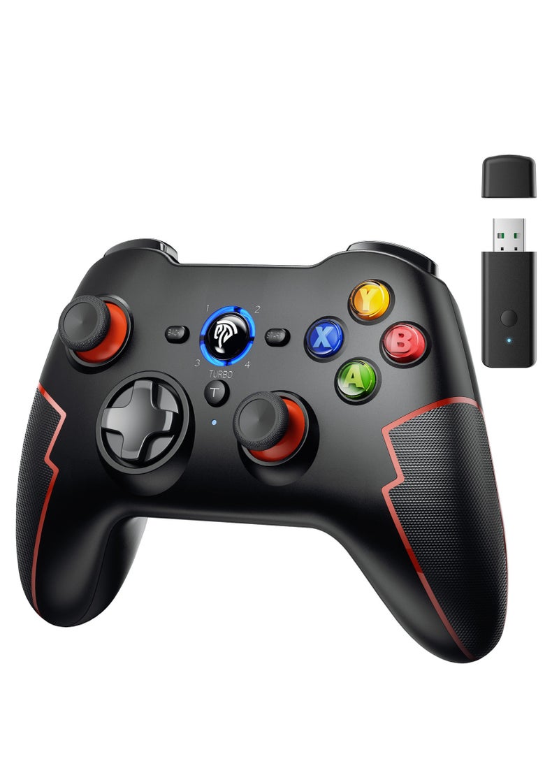 EasySMX - EasySMX Wireless PC Game Controller with High Accuracy Hall Triggers, Long Life Buttons, Comfort Design - Bluetooth Controller Joystick Compatible with PS3/Android/iPhone/iPad/Switch/Stesm Deck/Tesla - Image 1