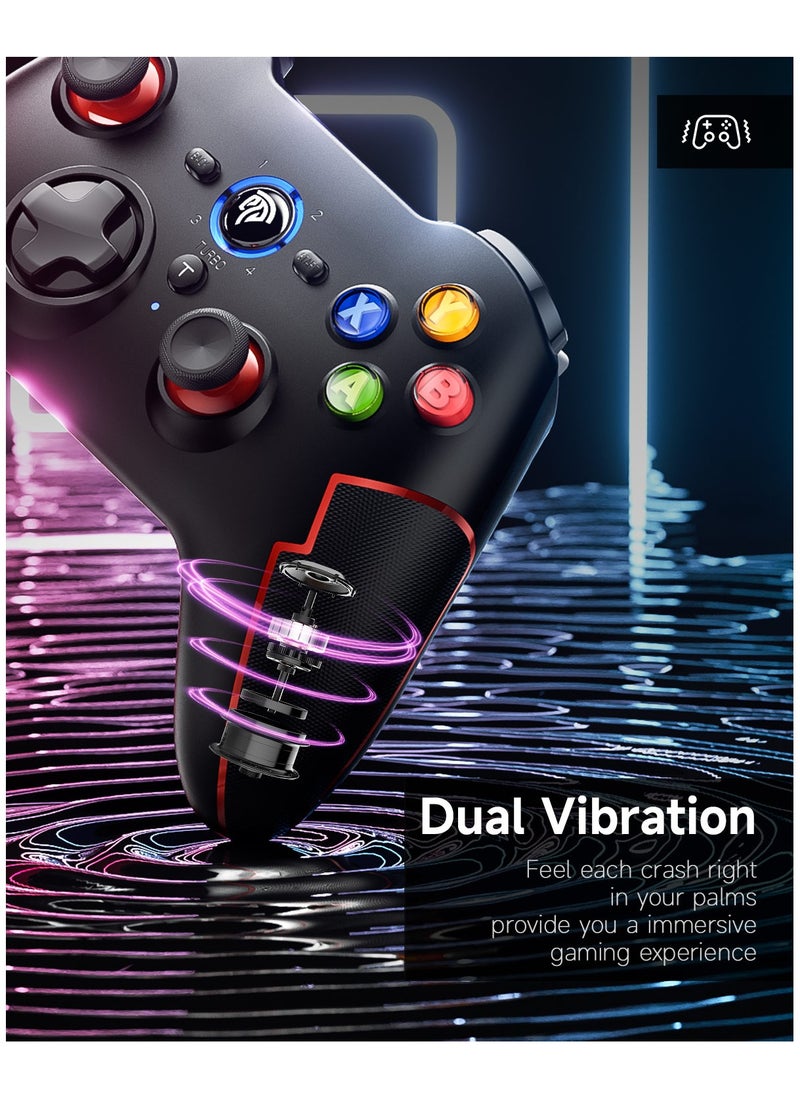 EasySMX - EasySMX Wireless PC Game Controller with High Accuracy Hall Triggers, Long Life Buttons, Comfort Design - Bluetooth Controller Joystick Compatible with PS3/Android/iPhone/iPad/Switch/Stesm Deck/Tesla - Image 1