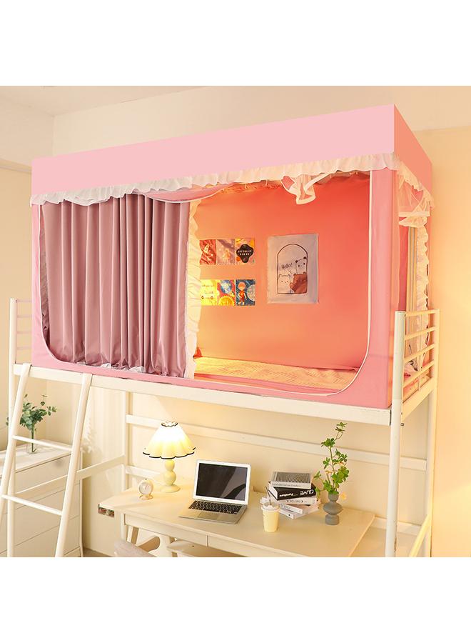 Bluejw Commercial Student Dormitory Mosquito Net 90x 200 Extended Telescopic Bed Curtain Curtain Integrated Shading Upper And Lower Bunk - Image 1