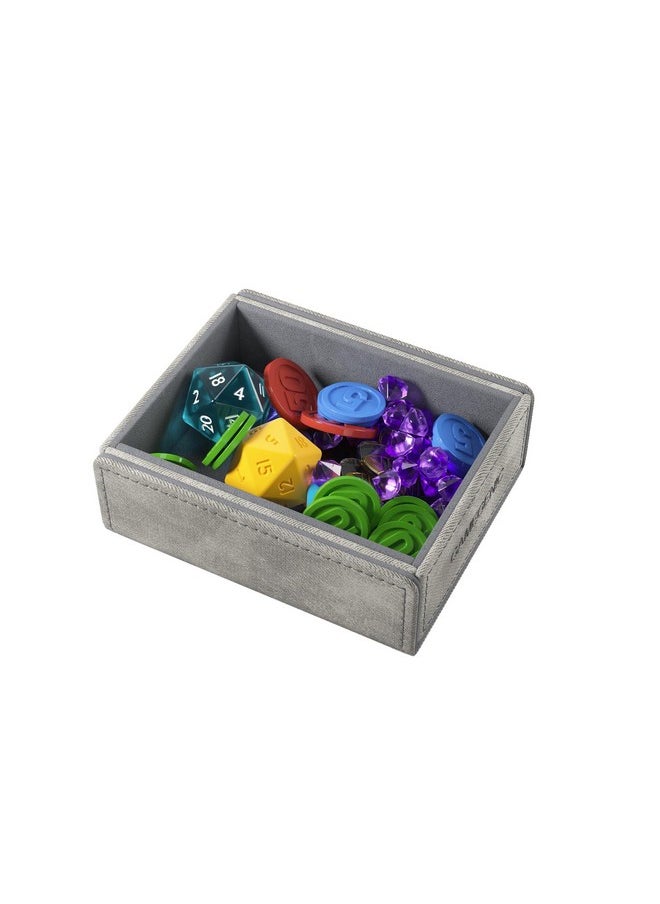 Gamegenic Gamegenic Token Keep - Premium Token Box for Safe Storage, Fits Dungeon 1100+ and Dungeon S 550+, Holds Tokens, Dice, and Cards, Fully Usable During Gameplay, Gray Color, Made  - Image 4