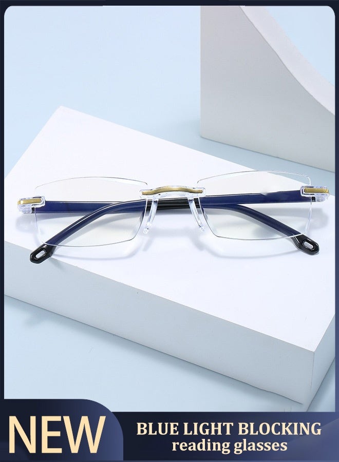 Generic Multifocus Reading Glasses Progressive Multifocal Reader Anti Blue Light Computer Frame Eyeglasses Multi Focus Transition Eyeglasses - Image 1