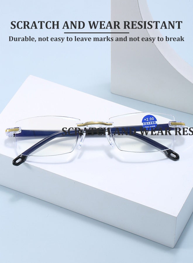 Generic Multifocus Reading Glasses Progressive Multifocal Reader Anti Blue Light Computer Frame Eyeglasses Multi Focus Transition Eyeglasses - Image 3