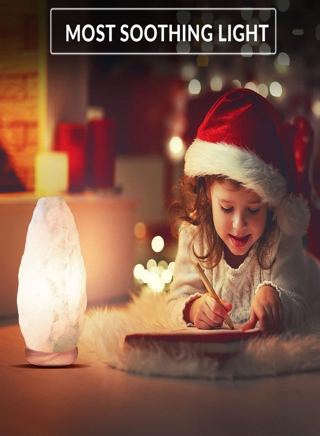 Himalayan Glow Natural White Salt Lamp, Crystal Salt Lamp Night Light, 6-8 LBS - Image 5