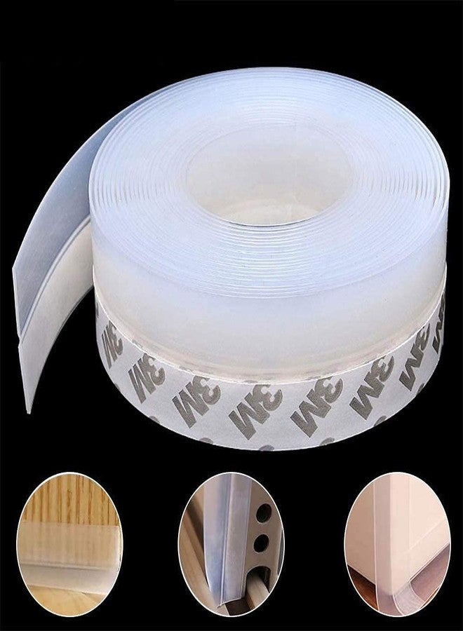Delzon Silicone Seal Tape Waterproof for Door Windows Gap No Dust Home Easy to Use (2 Meter 45 MM) - Image 1