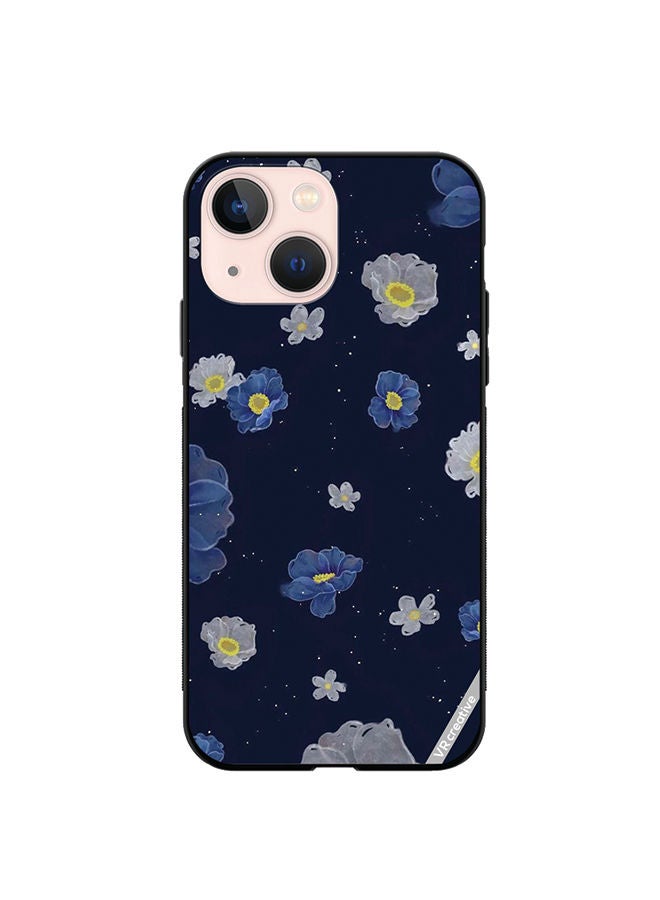 VR CREATIVE Protective Case Cover For Apple iPhone 13 mini Floral Design Multicolour - Image 1