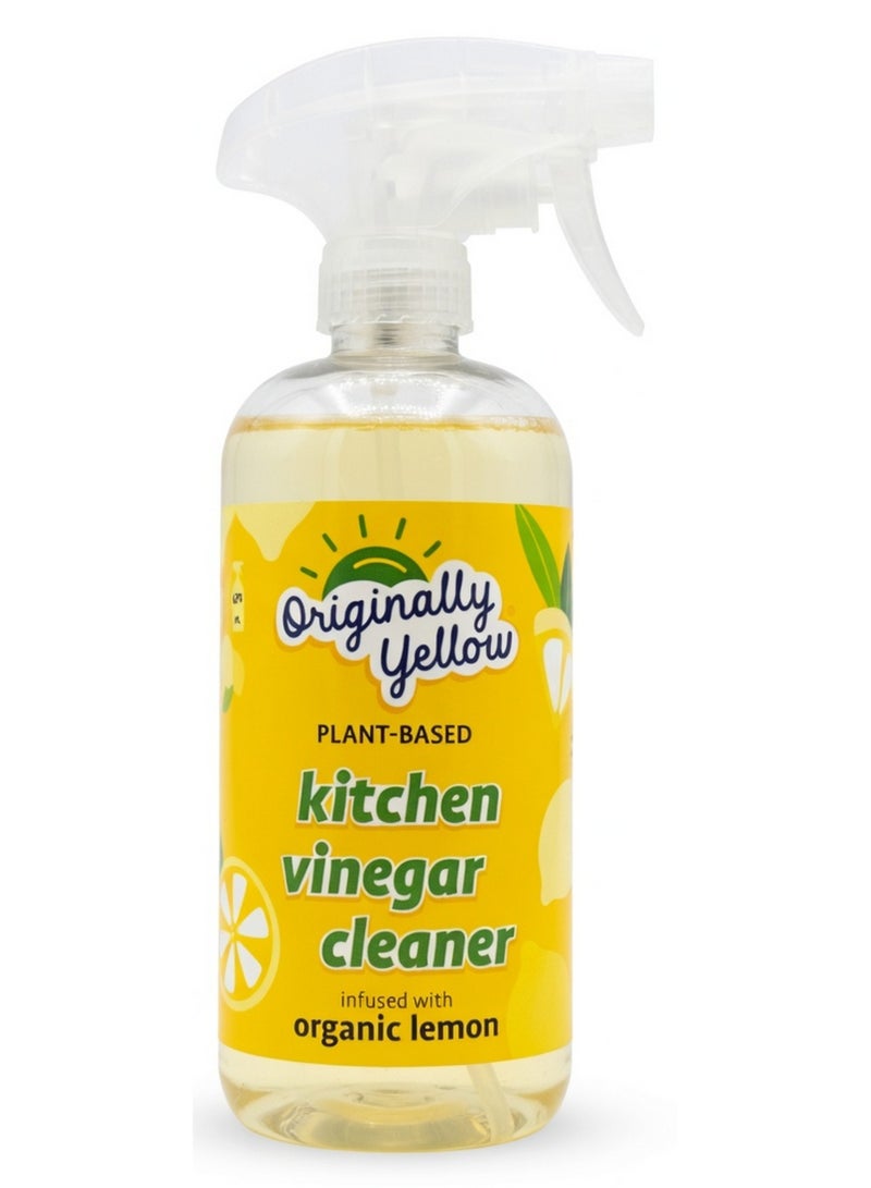 Originally Yellow Plant Based Kitchen Vinegar Cleaner Infused With Organic Lemon 470 ML - Image 1