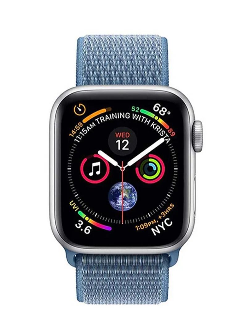 Replacement Apple Watch Band Strap Compatible with Compatible with 42mm(Series 10)/41mm/40mm/38mm Nylon Strap for Apple watch Series 7/6/SE/5/4/3 Blue