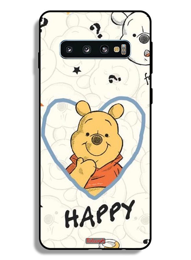 Tolwak Samsung Galaxy S10 Plus Protective Case Cover Pappy Bear - Image 2