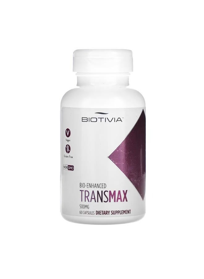 BIOTIVIA Transmax 500 mg 60 Capsules - Image 1