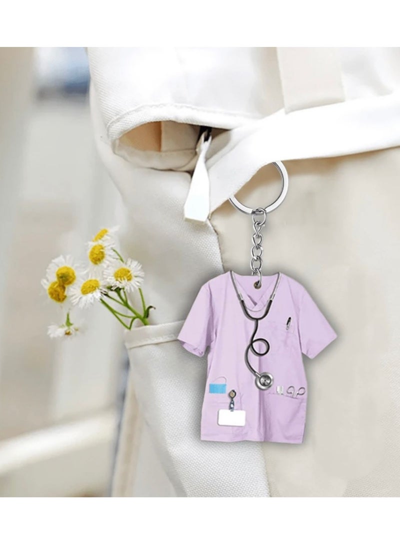 Acrylic keychain for nurse uniform - Image 2