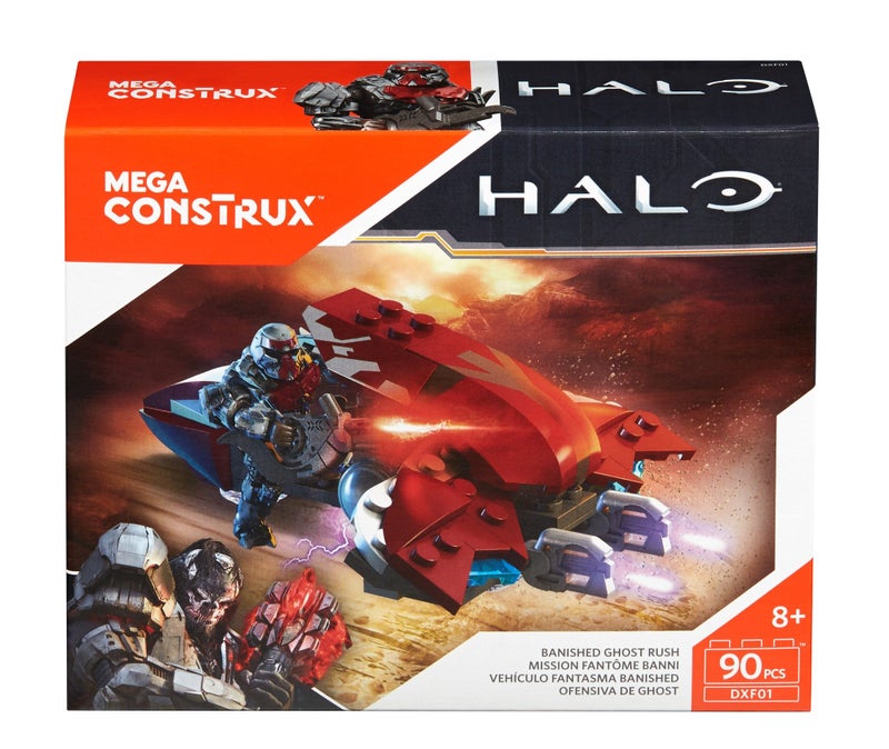 Mega Bloks Mega Construx Halo Banished Ghost Rush Building Set - Image 2