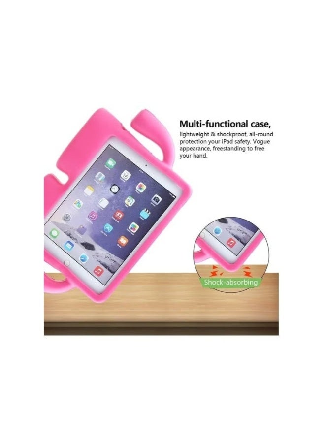 Pink Kids’ EVA Shockproof Case for iPad Air 11 Inch M2 (2024) – Lightweight Protective Cover with Handle and Stand - Image 2