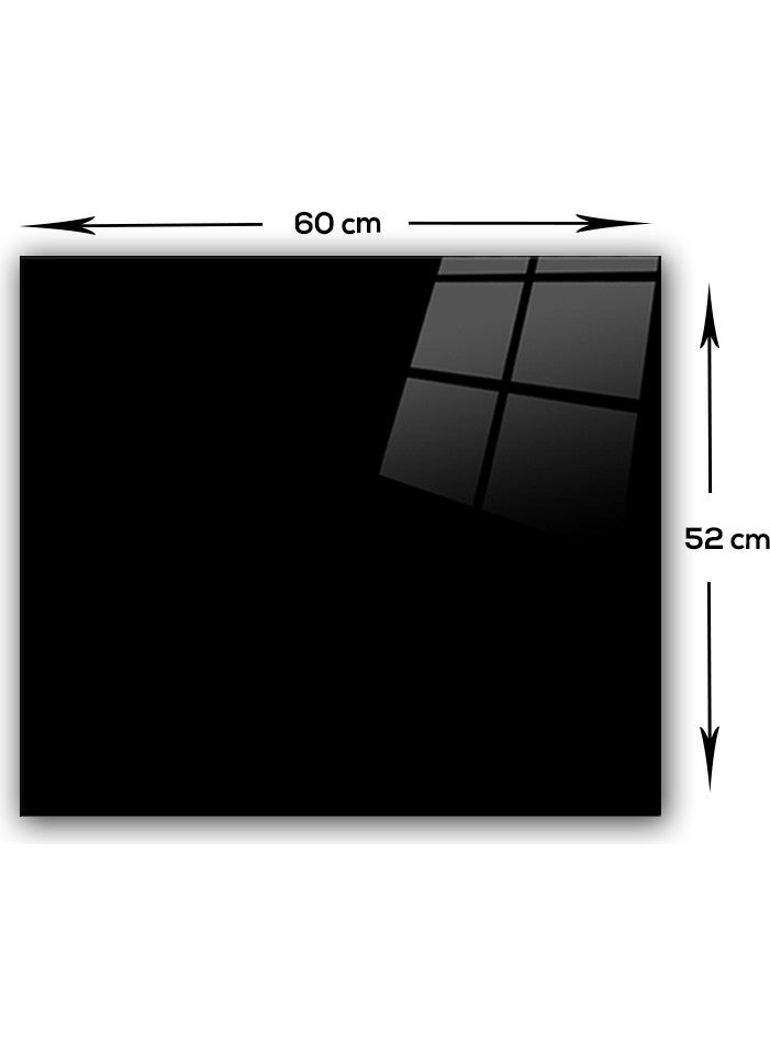 DECORITA Solid Color - Black | Glass Stove Back Protector | 52cmx60cm  - Image 5