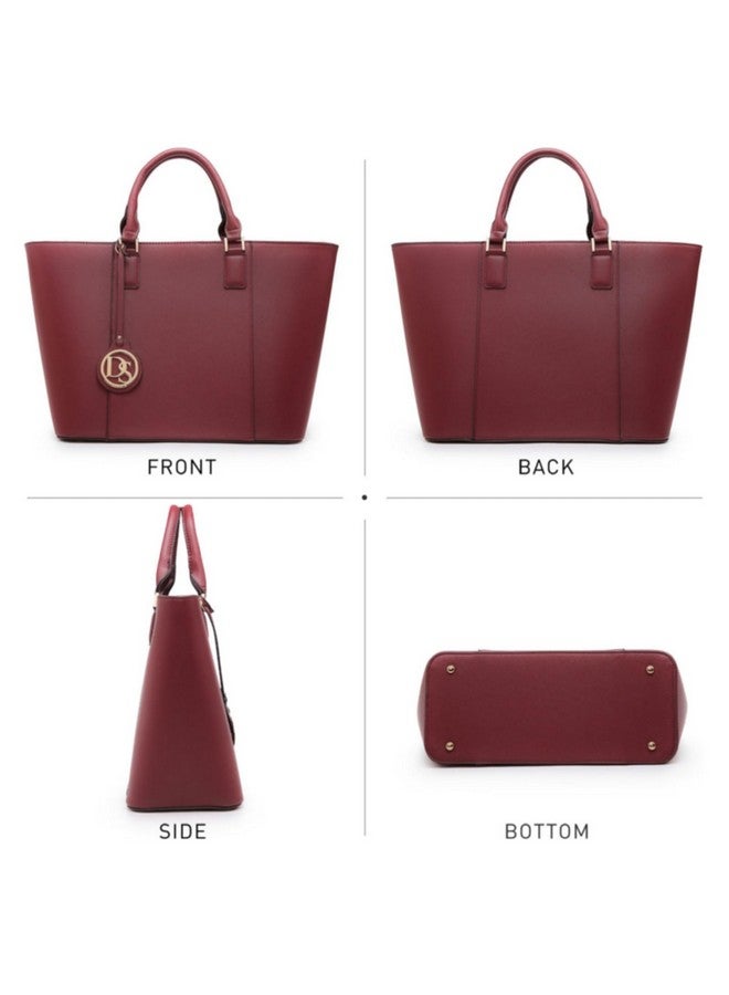 داسين حقيبة يد نسائية من داسين، حقيبة كتف، حقيبة عمل، حقيبة توت مع كلاتش متناسق - Image 3