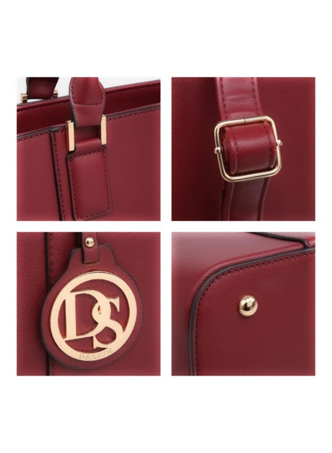 داسين حقيبة يد نسائية من داسين، حقيبة كتف، حقيبة عمل، حقيبة توت مع كلاتش متناسق - Image 2