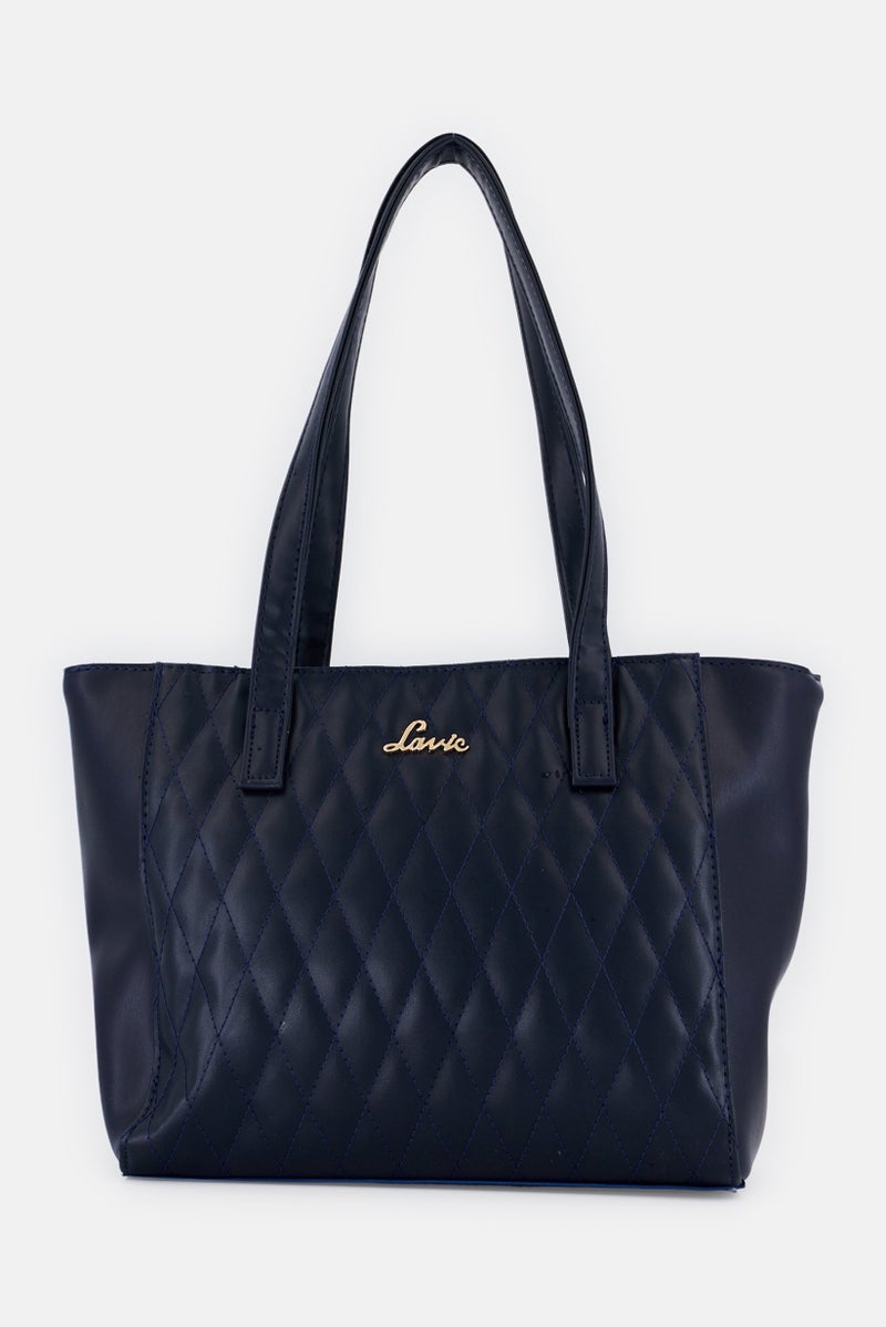 Lavie حقيبة توت بشعار العلامة التجارية للنساء، كحلي - Image 1