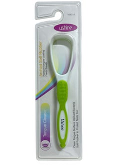 Ushine Multi-colored bacteria-derived tongue scraper for surface and tongue cleaning 