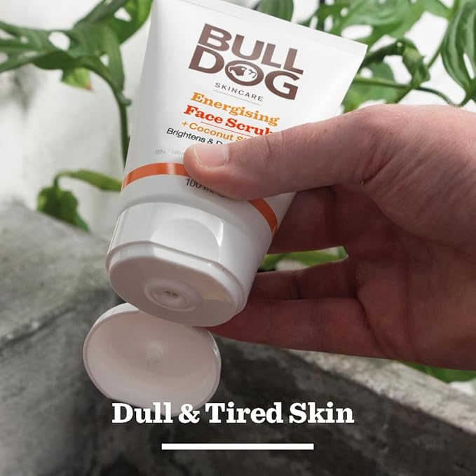 BULLDOG SKINCARE Original Face Scrub For Men Exfoliating Almond Shell Scrub 125 ml - Image 4