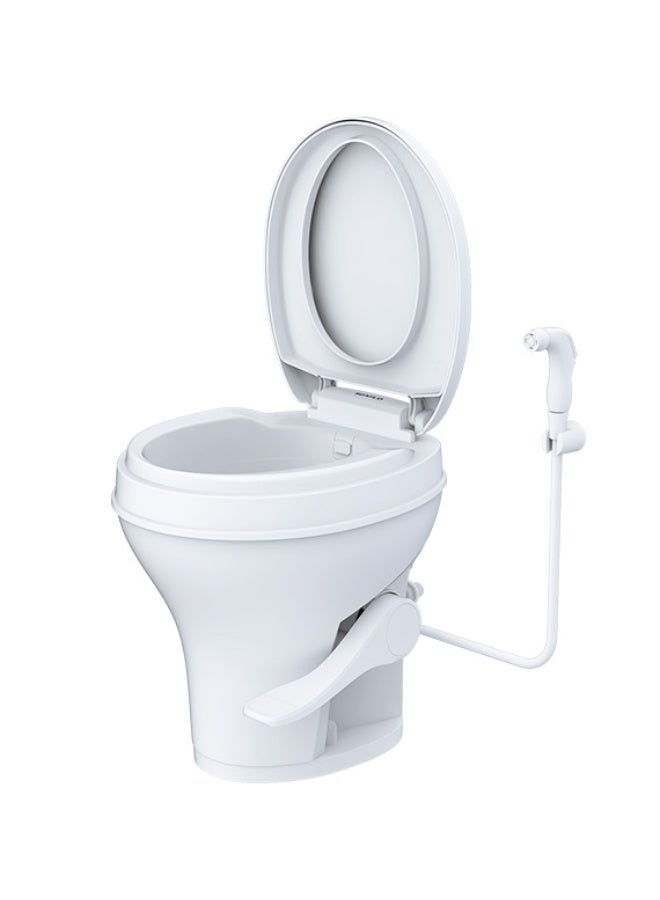 SEAFLO Residential Height RV Toilet-Plastic RV toilet, caravan toilet, plastic toilet - Image 1