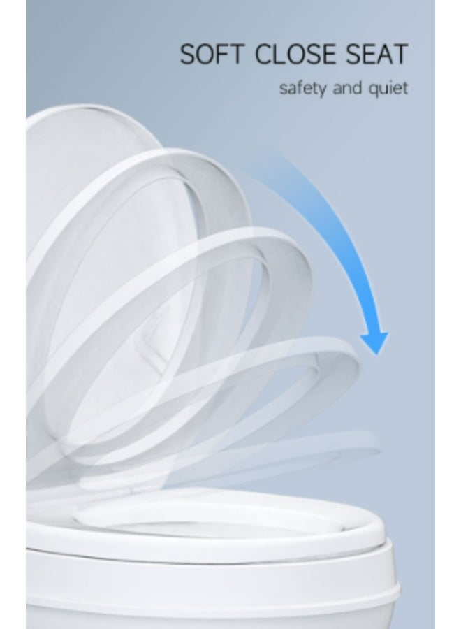 SEAFLO Residential Height RV Toilet-Plastic RV toilet, caravan toilet, plastic toilet - Image 3