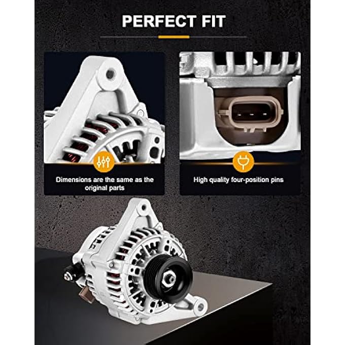 ROADFAR New Alternator Replacement for Toyota Corolla 2003-08 13878 - Image 5